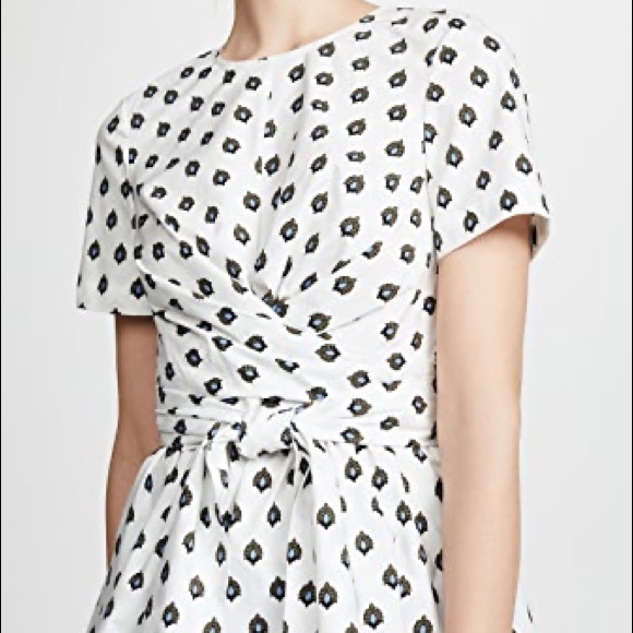 DVF GLORIA TOP IN FLEUR DOT IVORY SIZE Small - Picture 3 of 12